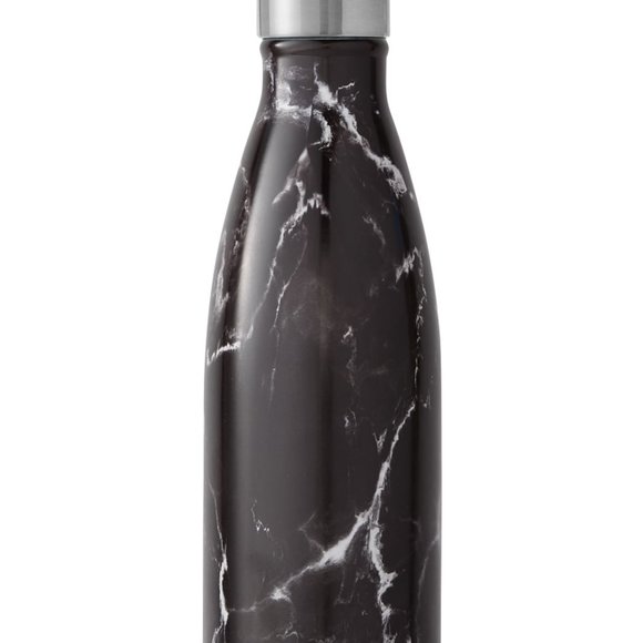 Black/Grey Marble Swell Bottle - Picture 1 of 6